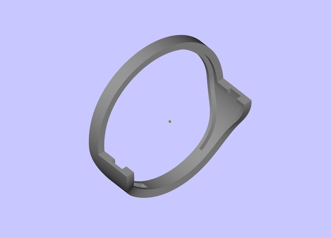 Womens Two piece solitaire ring 3D print model_3