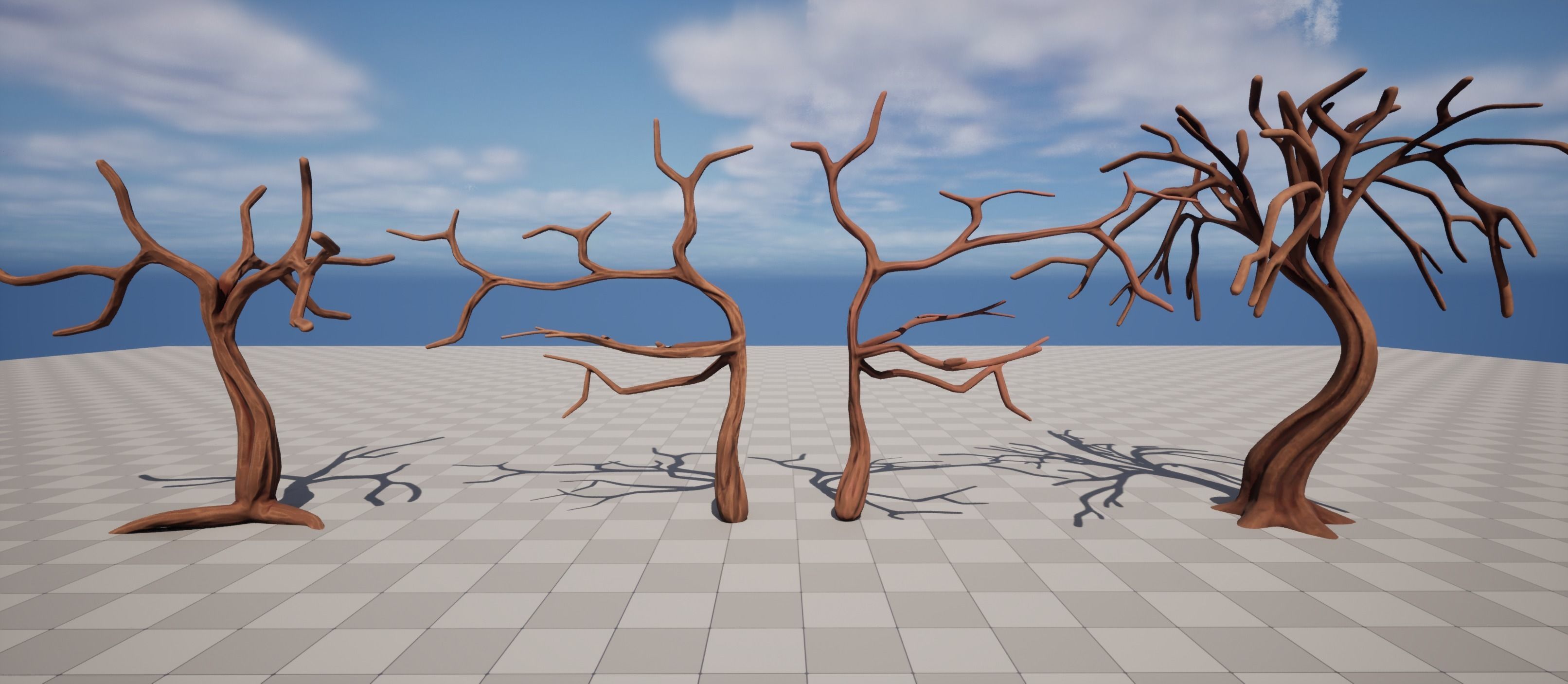 Stylized Graveyard Assets Low-poly 3D model_10