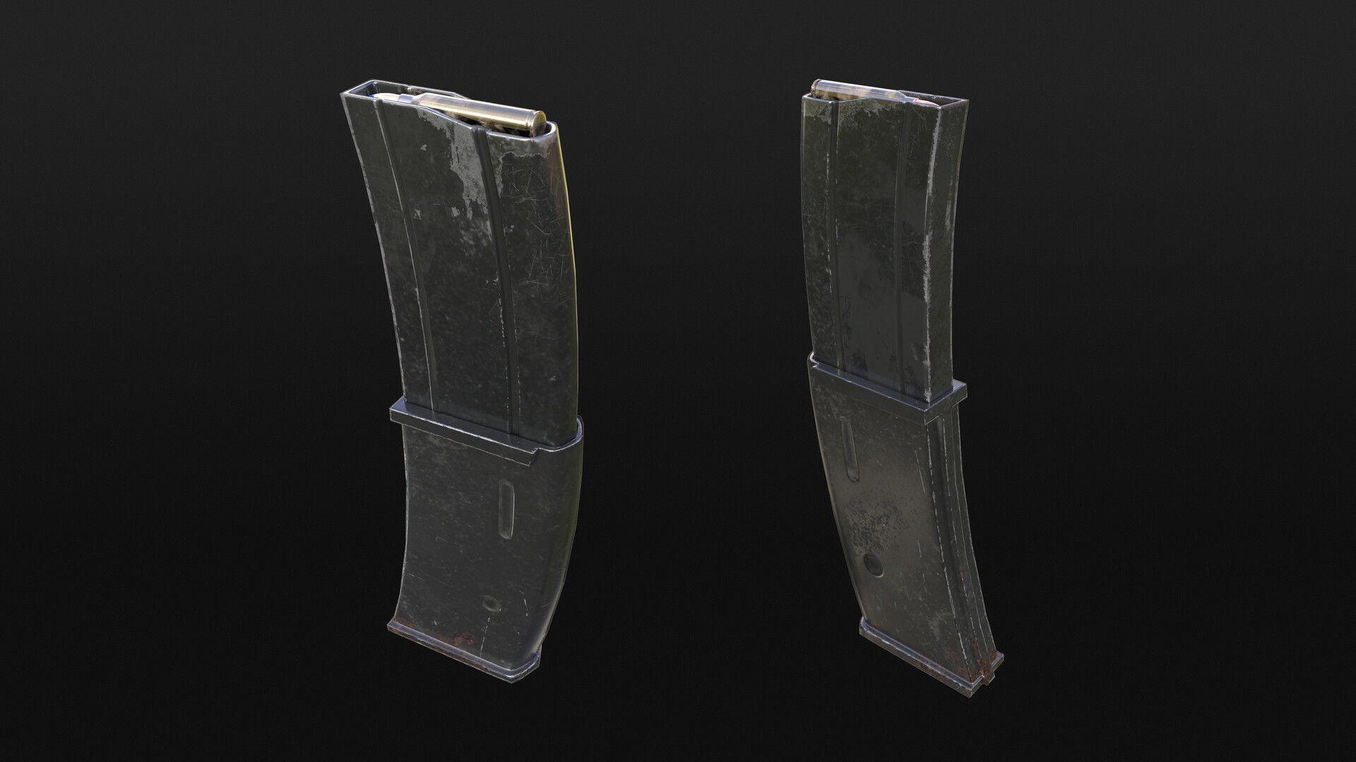 MP7 PBR Game-Ready Low-poly 3D model_3