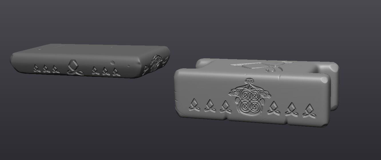 Capybara model for the game Low poly and High poly Low-poly 3D model_7