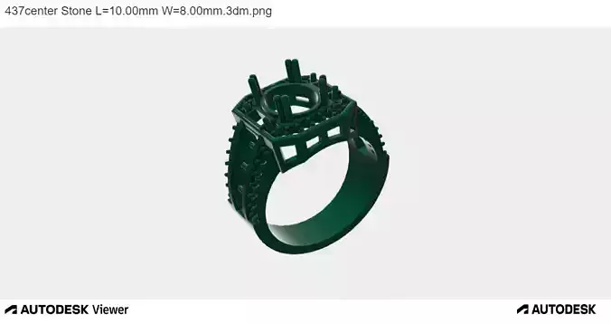 Men Ring With Oval Cut Center Stone