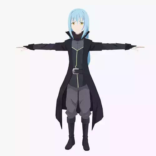 Rimuru Tempest Low-poly 3D model