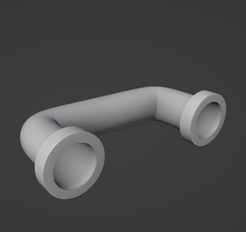 Industrial Pipes Pack 3D print model_12