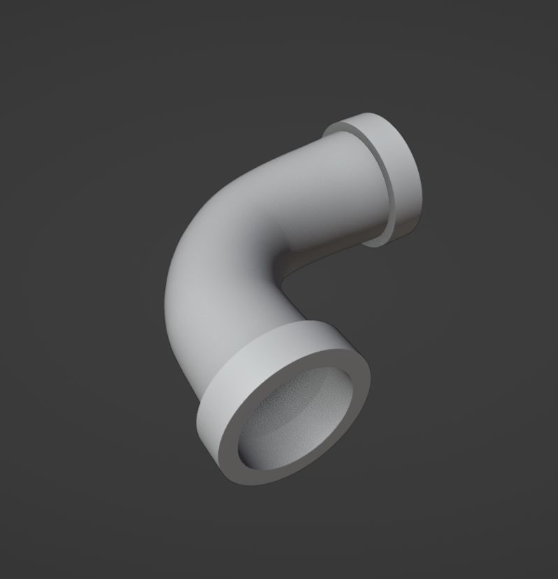 Industrial Pipes Pack 3D print model_6