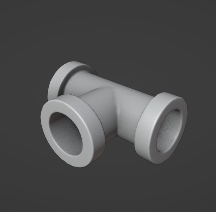 Industrial Pipes Pack 3D print model_2