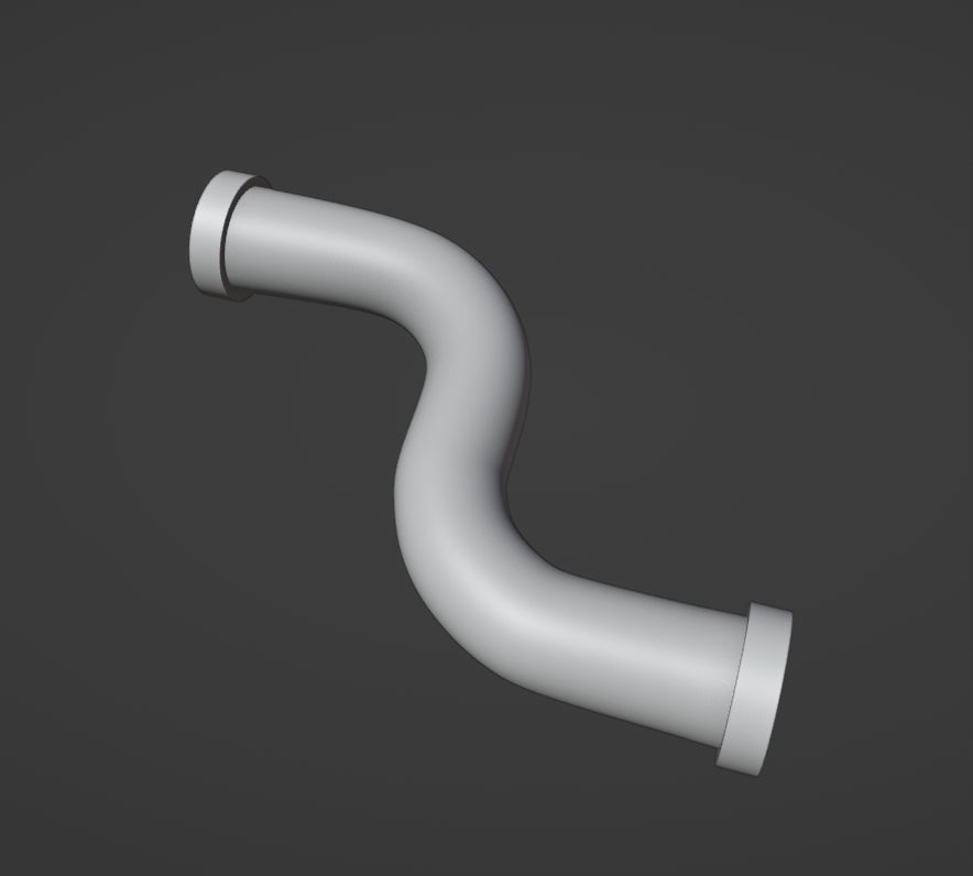 Industrial Pipes Pack 3D print model_4
