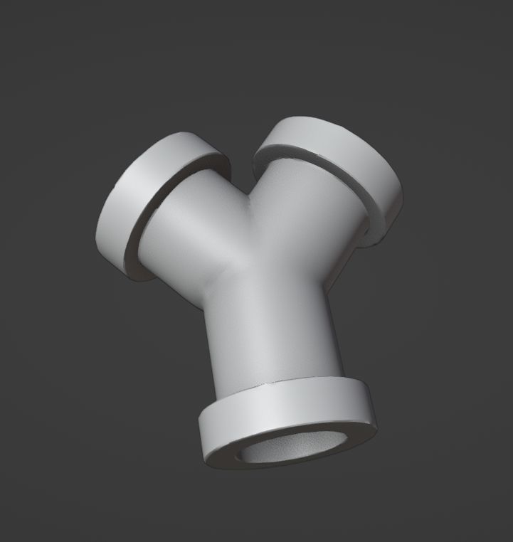 Industrial Pipes Pack 3D print model_3