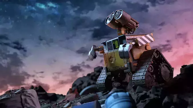 MP7 PBR Game-Ready Low-poly 3D model