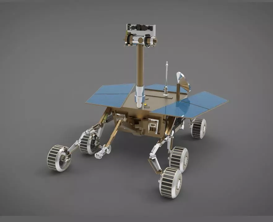 Mars Rovers 3D print model_0