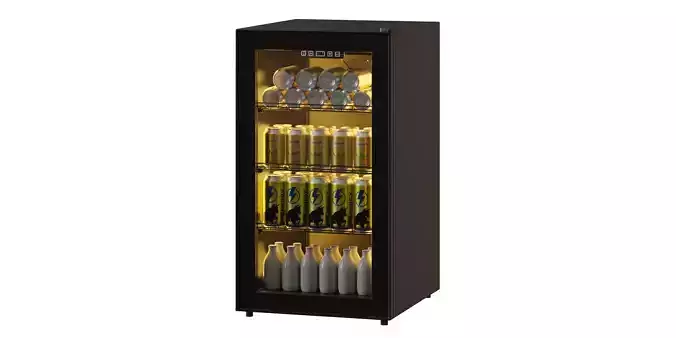 Mini Refrigerator 3D model