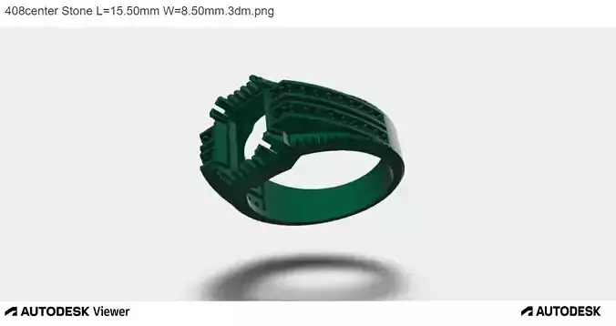 Men Ring With Asscher Cut Center Stone