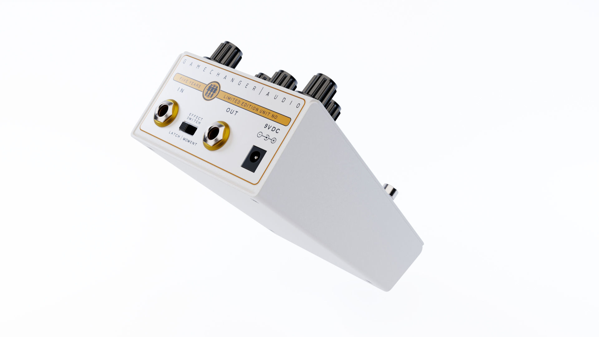 Gamechanger Audio Plasma Coil Distortion Pedal 3D model_5