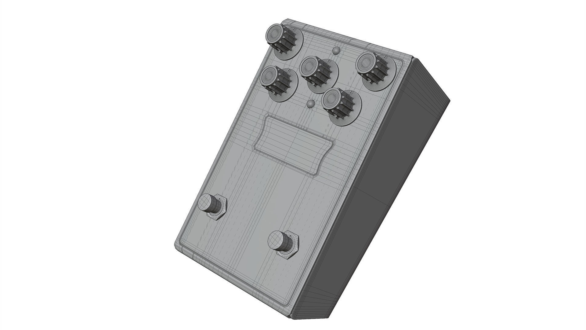 Gamechanger Audio Plasma Coil Distortion Pedal 3D model_9