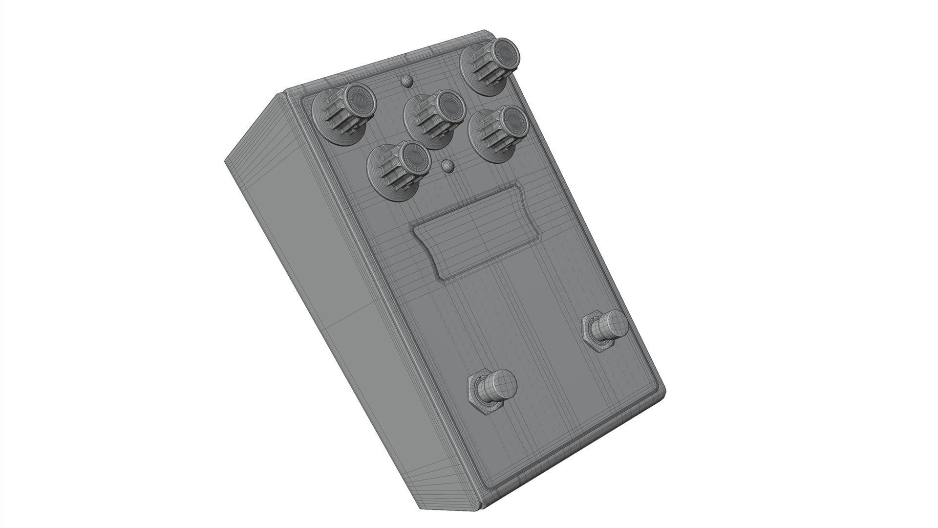 Gamechanger Audio Plasma Coil Distortion Pedal 3D model_15