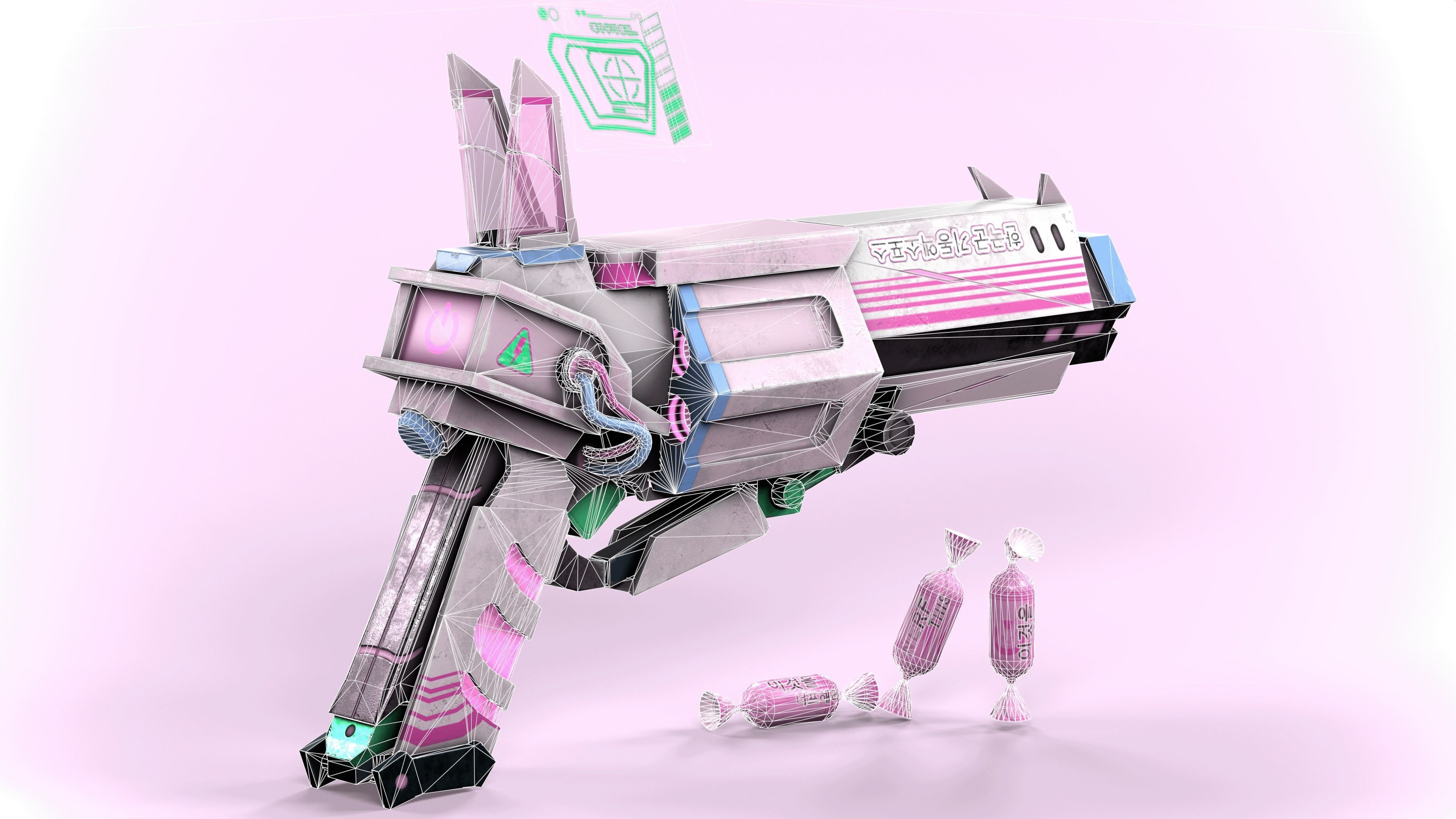 WhiteRabbit PBR Game-Ready Low-poly 3D model_1