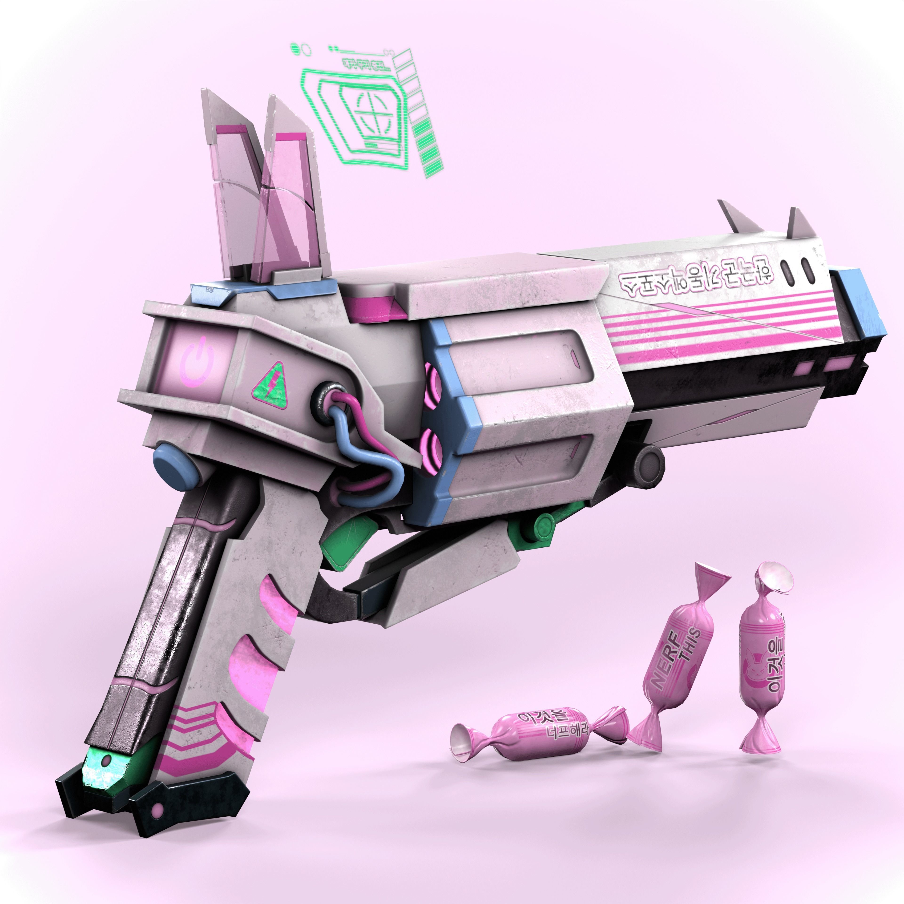 WhiteRabbit PBR Game-Ready Low-poly 3D model_8