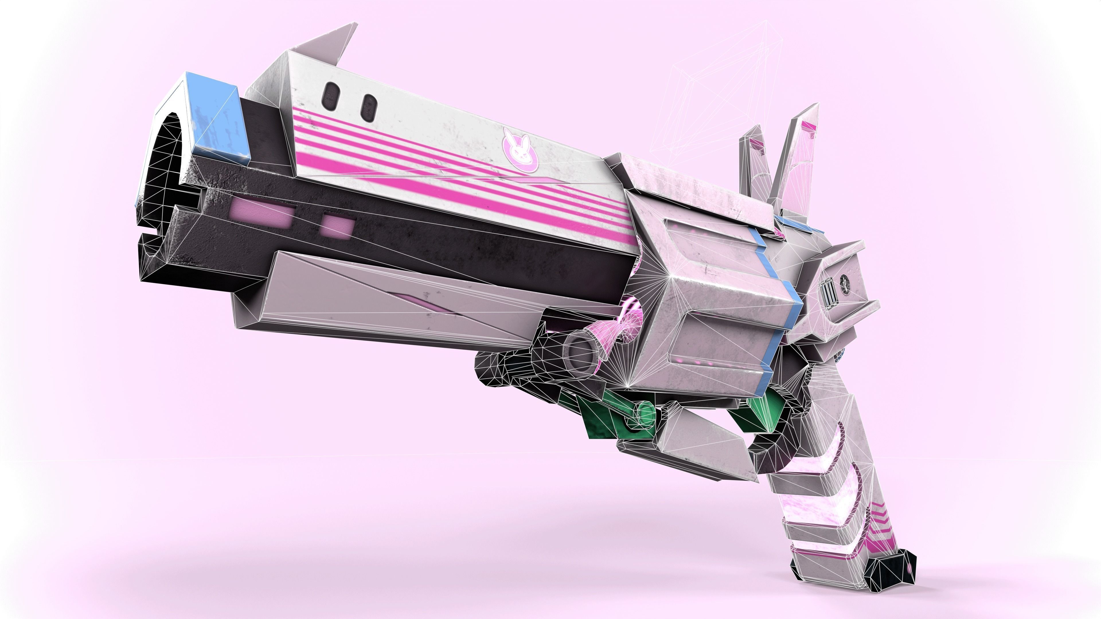 WhiteRabbit PBR Game-Ready Low-poly 3D model_5