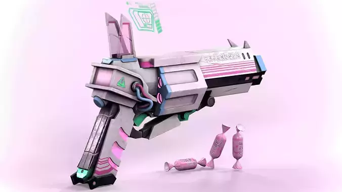 WhiteRabbit PBR Game-Ready Low-poly 3D model