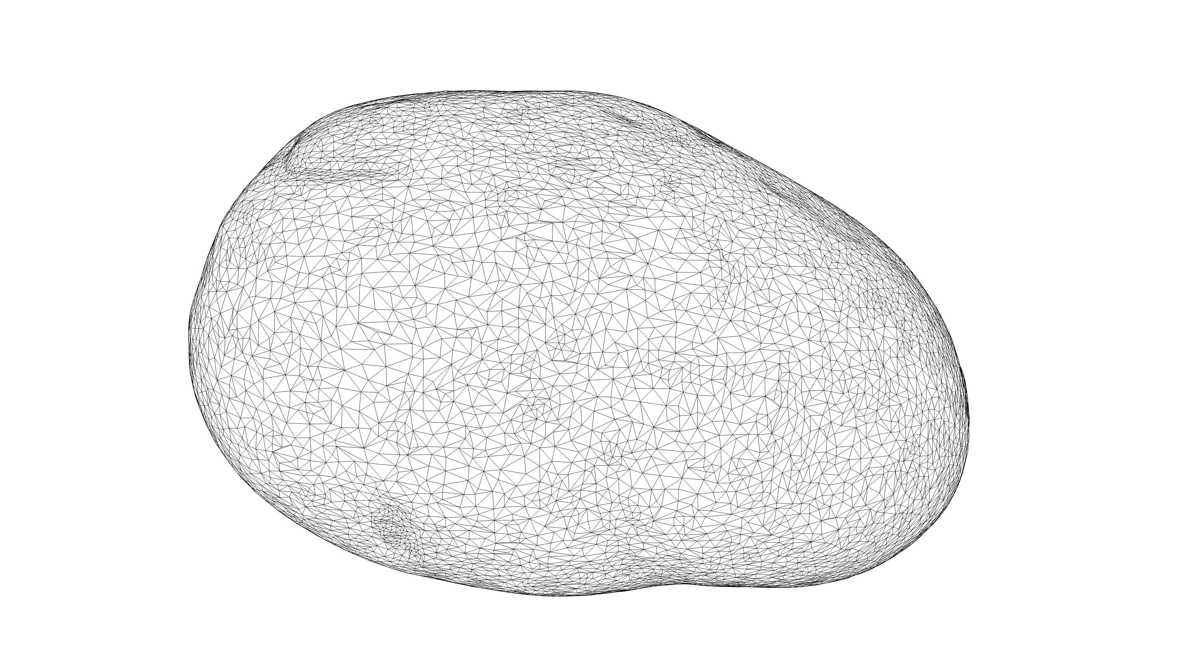 Photorealistic 3D scan of potato Low-poly 3D model_22