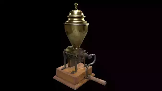 Coffee Grinder PBR Game-Ready