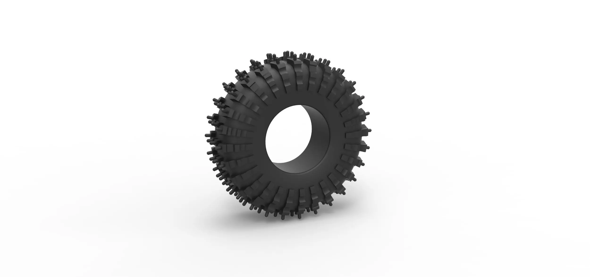 Offroad tire 132 Scale 1 to 25 3D print model_0