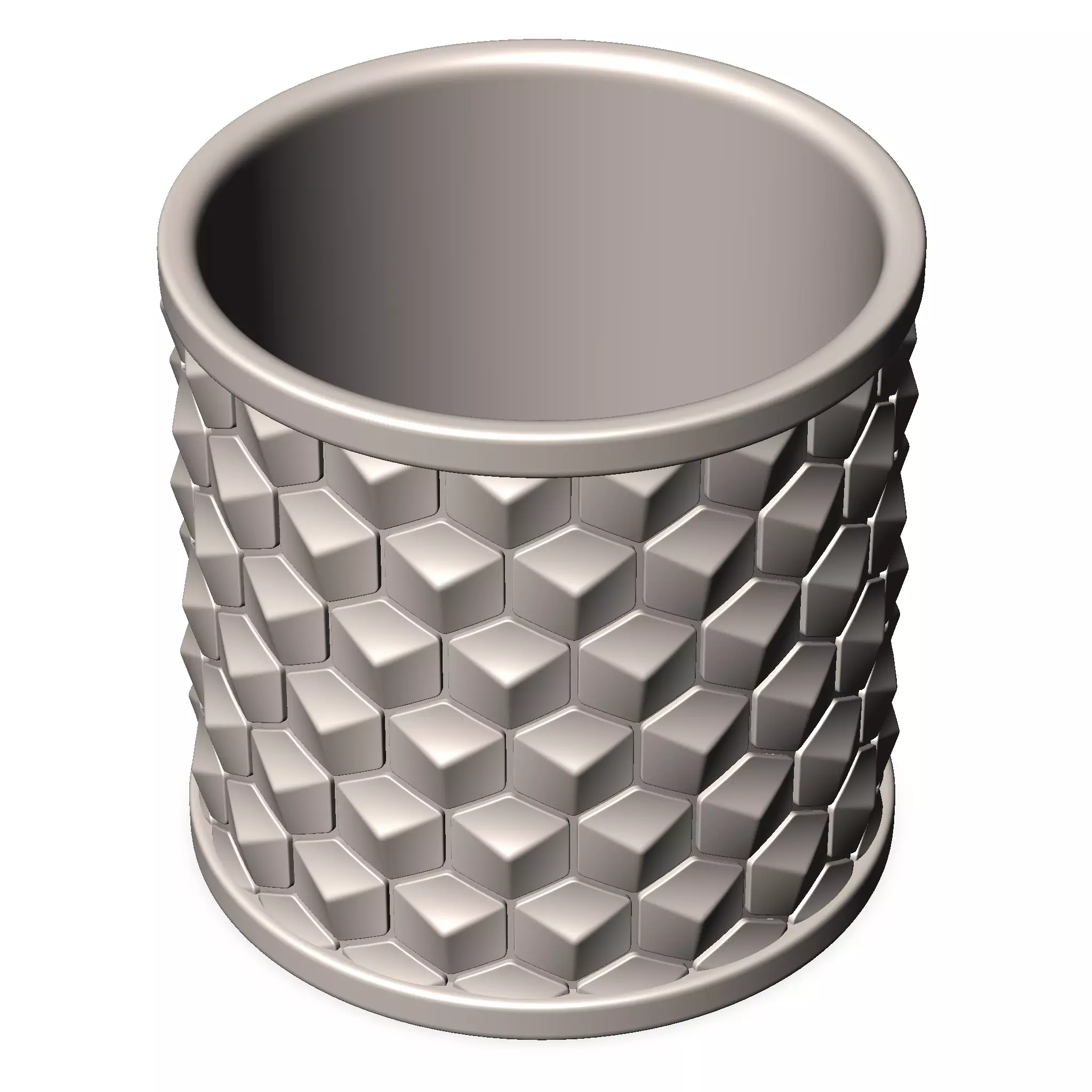 Honeycomb Pen Holder 3d model for 3d printing 3D print model_0