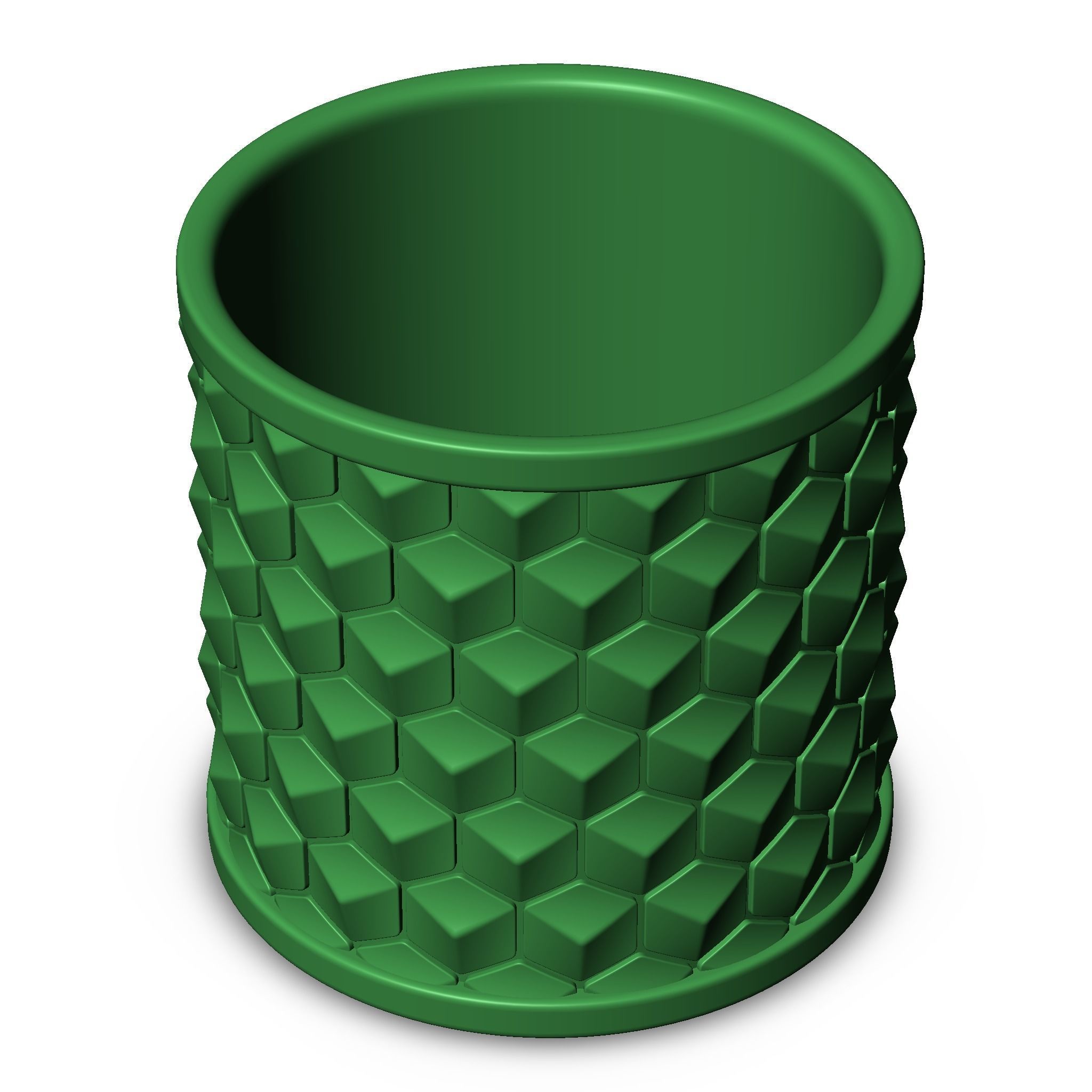 Honeycomb Pen Holder 3d model for 3d printing 3D print model_11