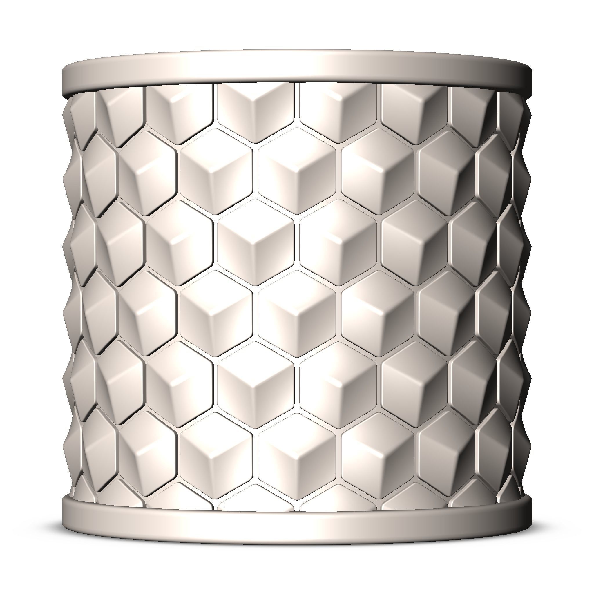 Honeycomb Pen Holder 3d model for 3d printing 3D print model_1