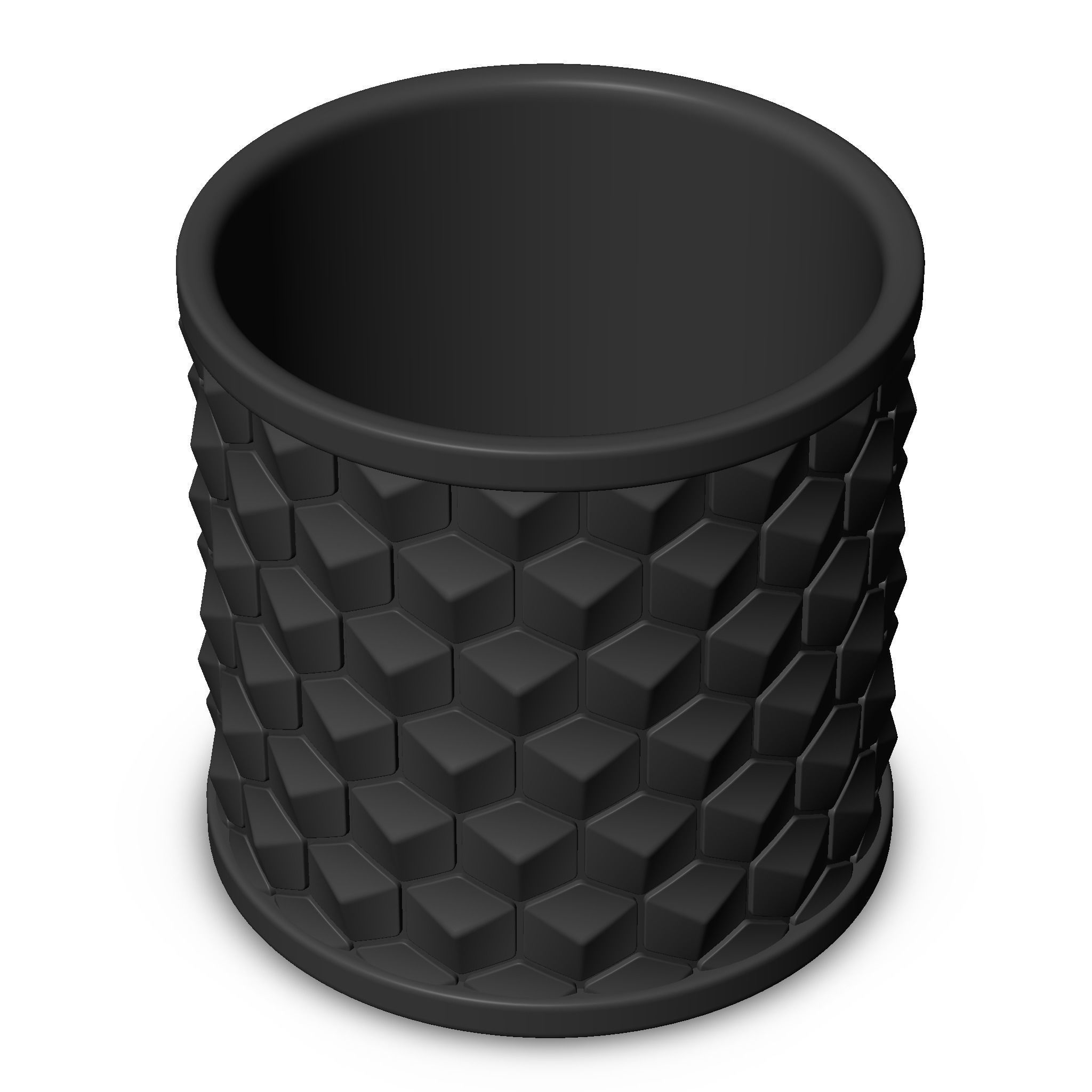 Honeycomb Pen Holder 3d model for 3d printing 3D print model_8