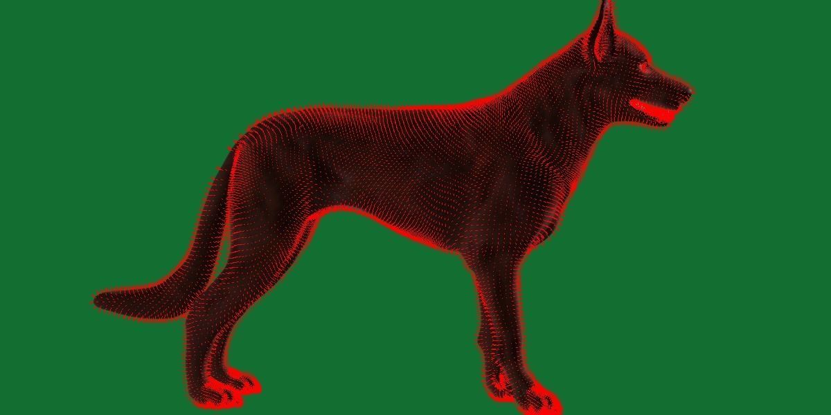 Australian Kelpie Dog 3D model_6