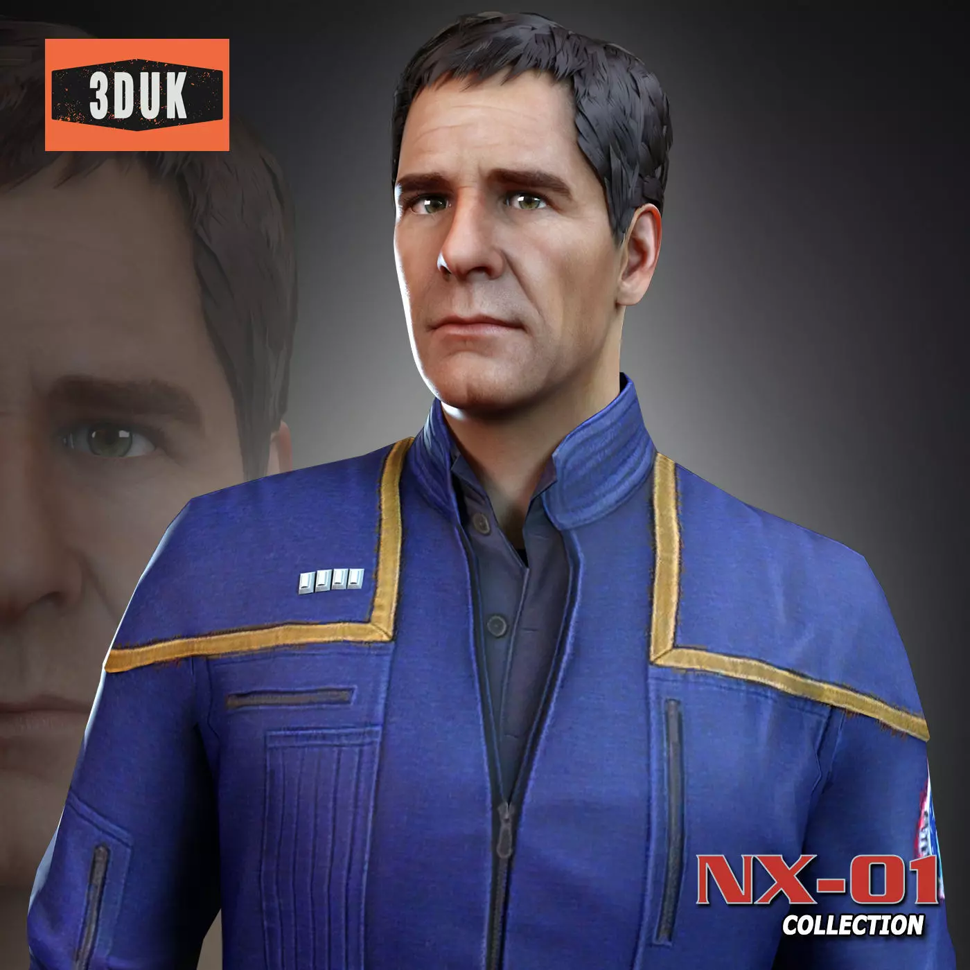 NX-01 Archer For G8M 3D model