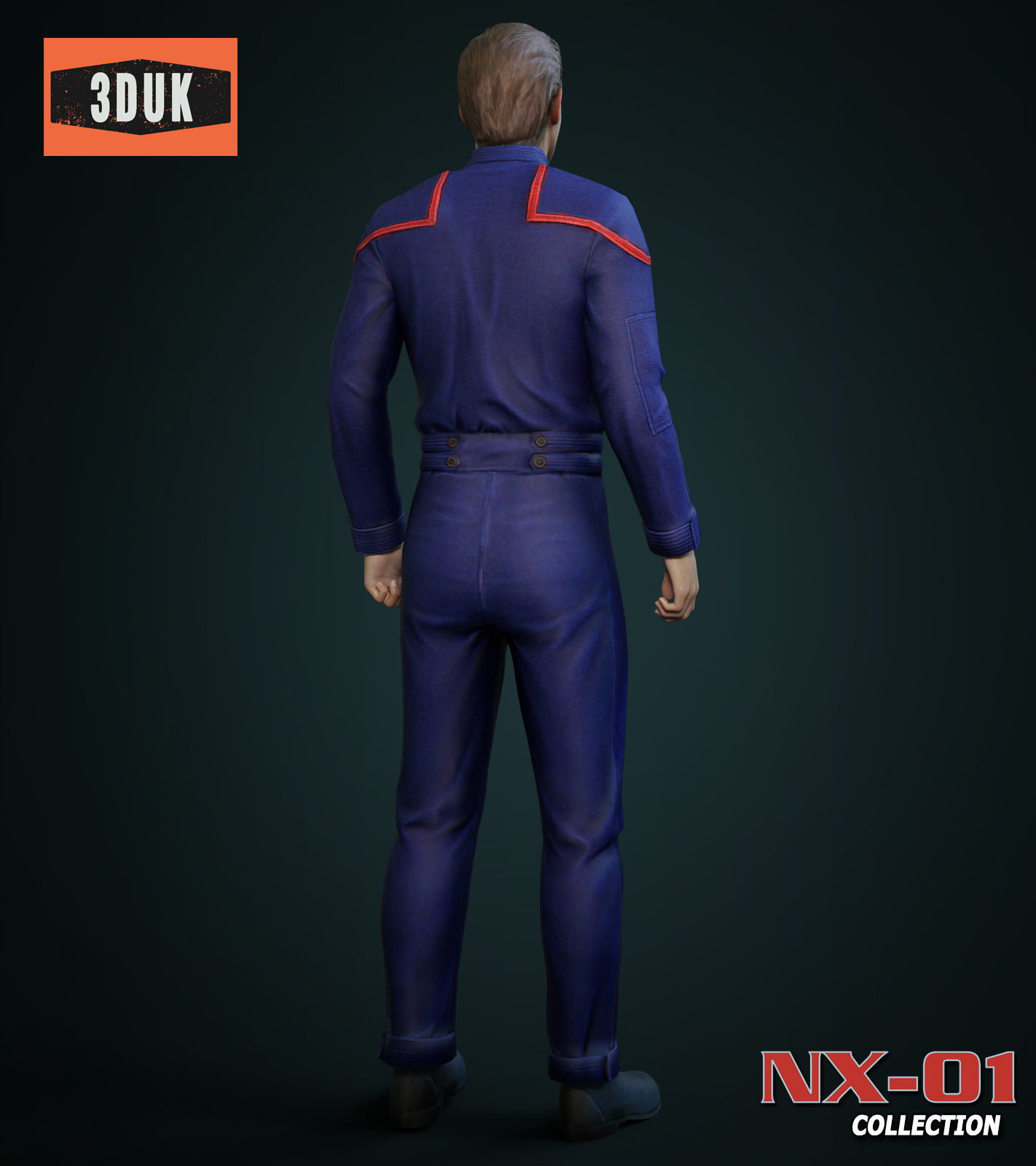 NX-01 Trip For G8M 3D model_5