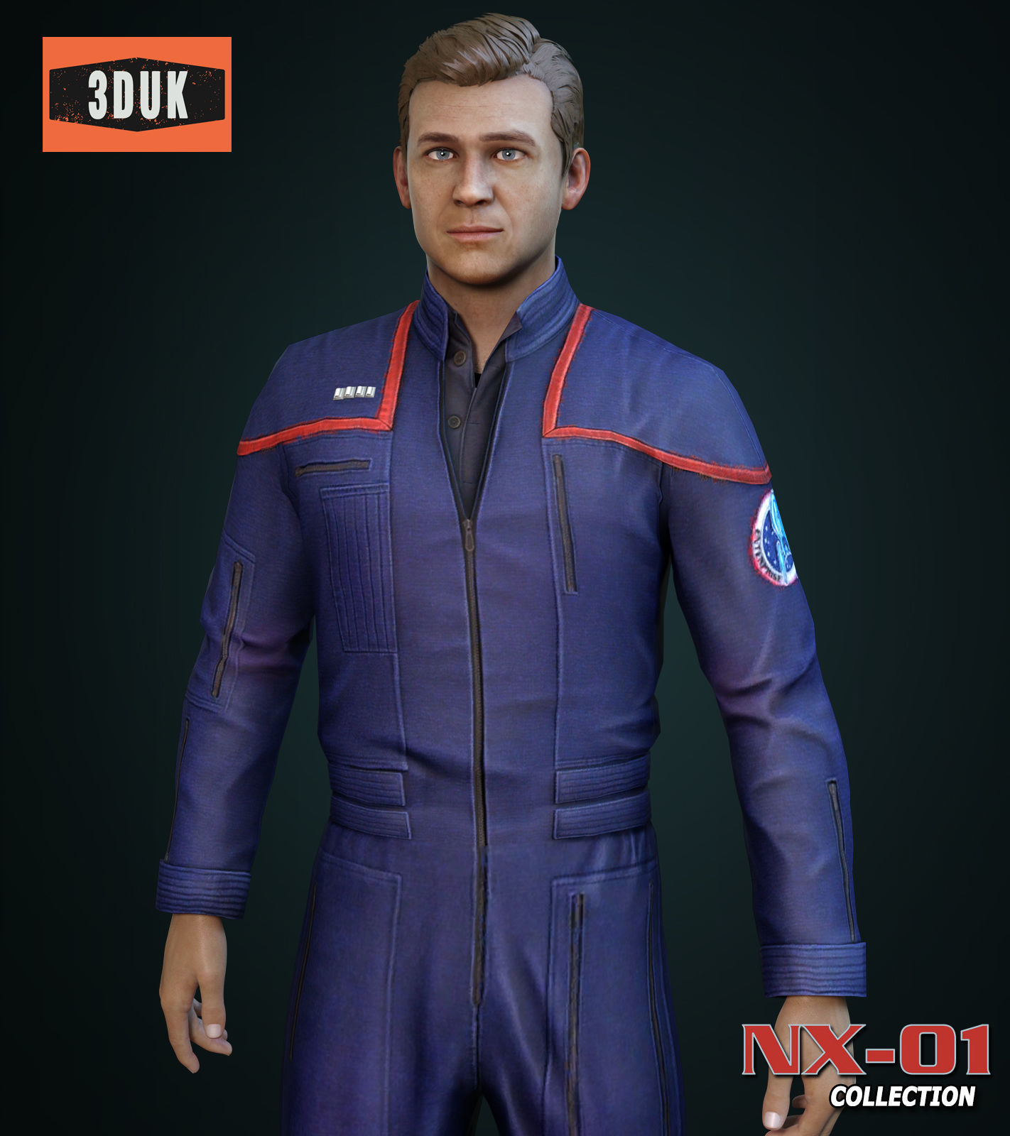 NX-01 Trip For G8M 3D model_2