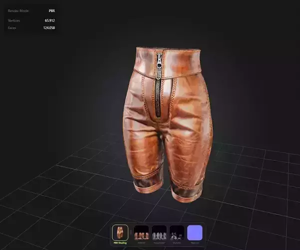 Leather pants PBR 4k