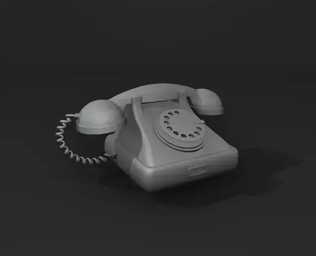 Old Telephone 3D print model