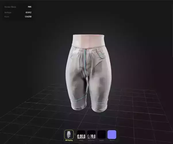 woman pants PBR 4k