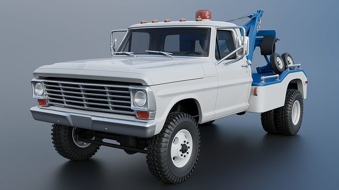 F-350 Wrecker 1969 3D print model 3