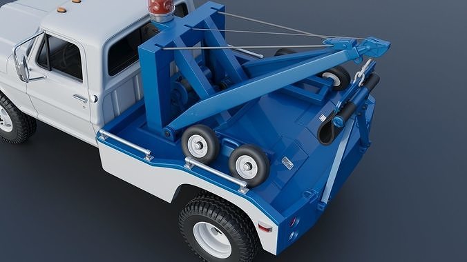 F-350 Wrecker 1969 3D print model 6