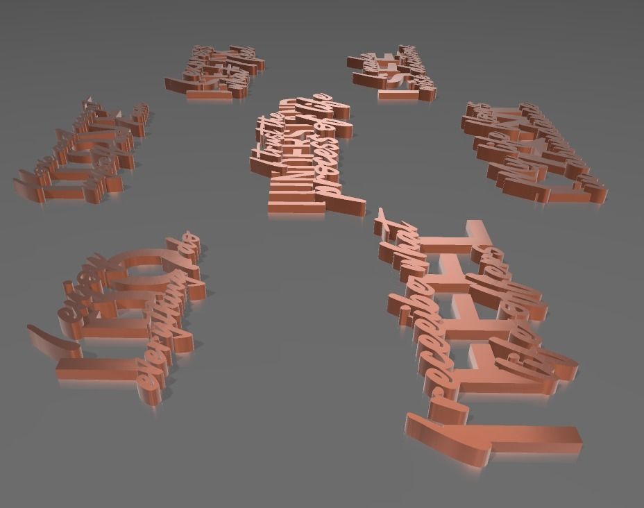 AFFIRMATIONS HEAL 7 CHAKRAS 3D print model_10