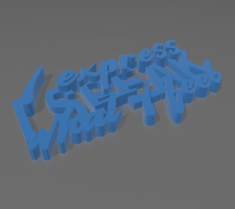 AFFIRMATIONS HEAL 7 CHAKRAS 3D print model_15