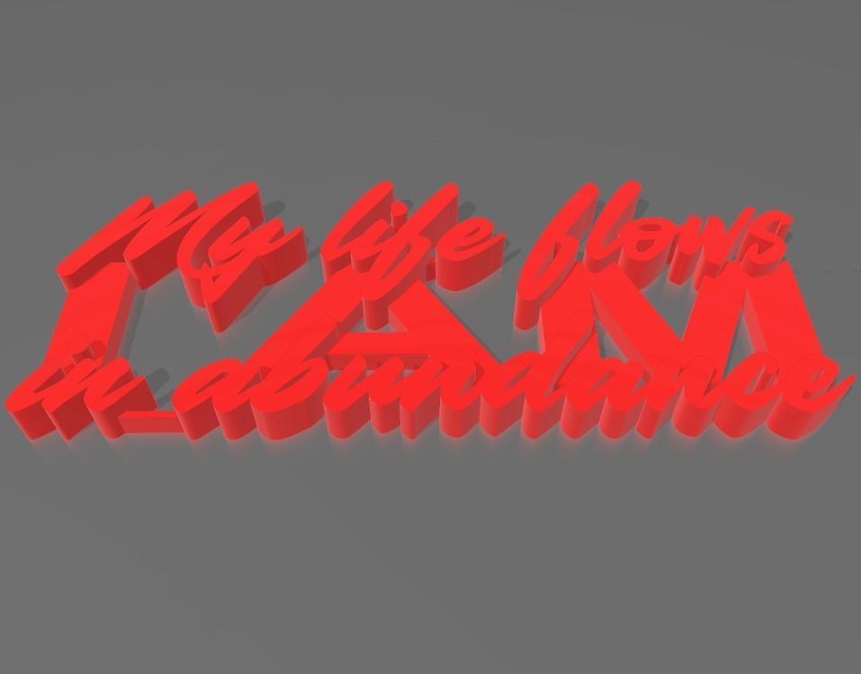 AFFIRMATIONS HEAL 7 CHAKRAS 3D print model_11