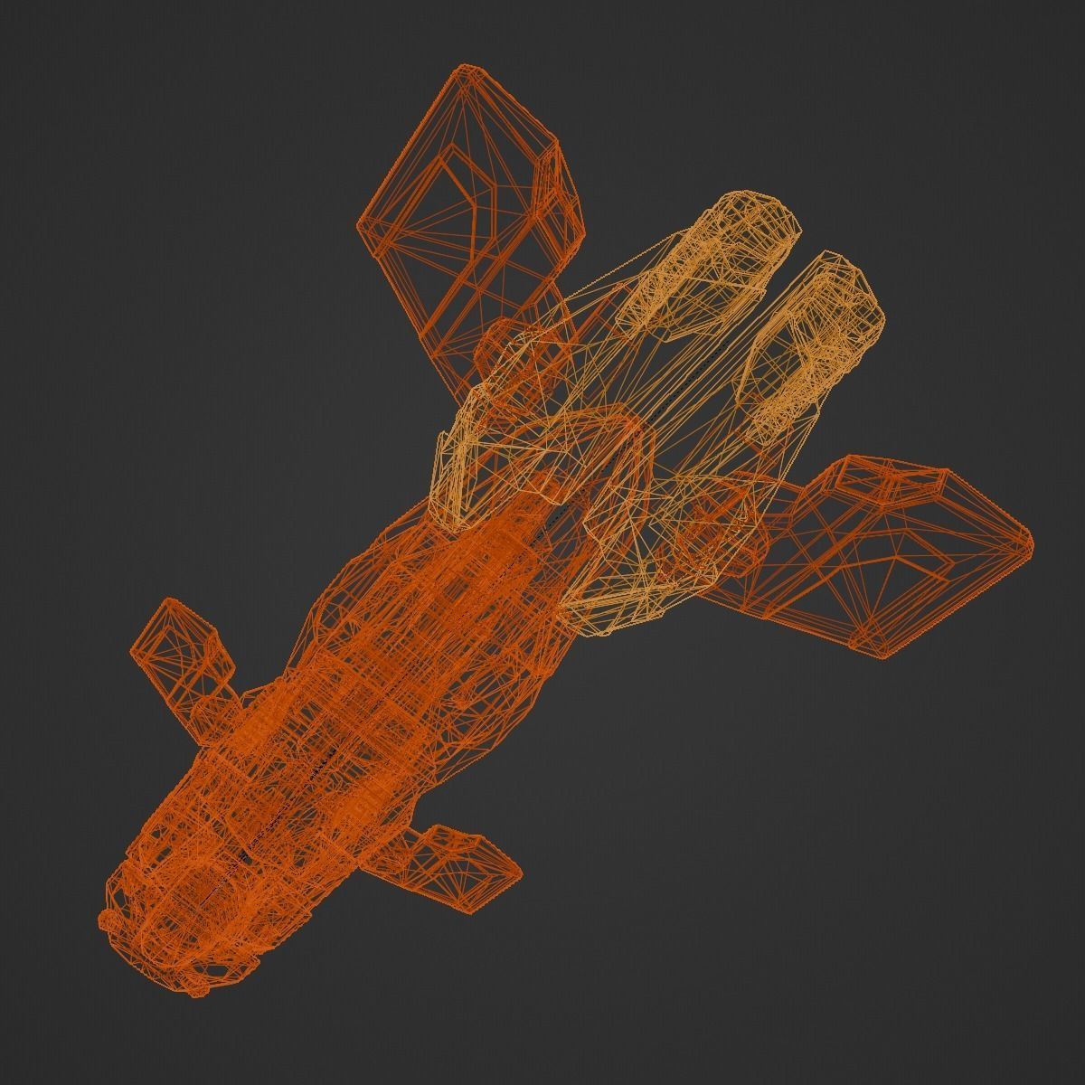 Space Orca 3D model_19