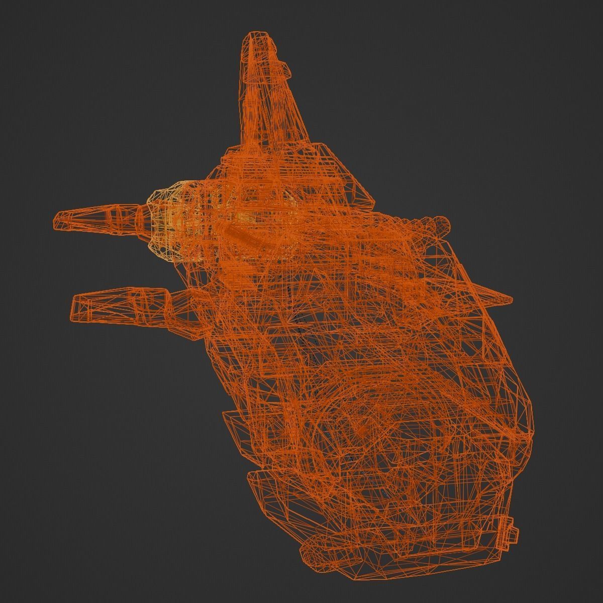 Space Orca 3D model_18