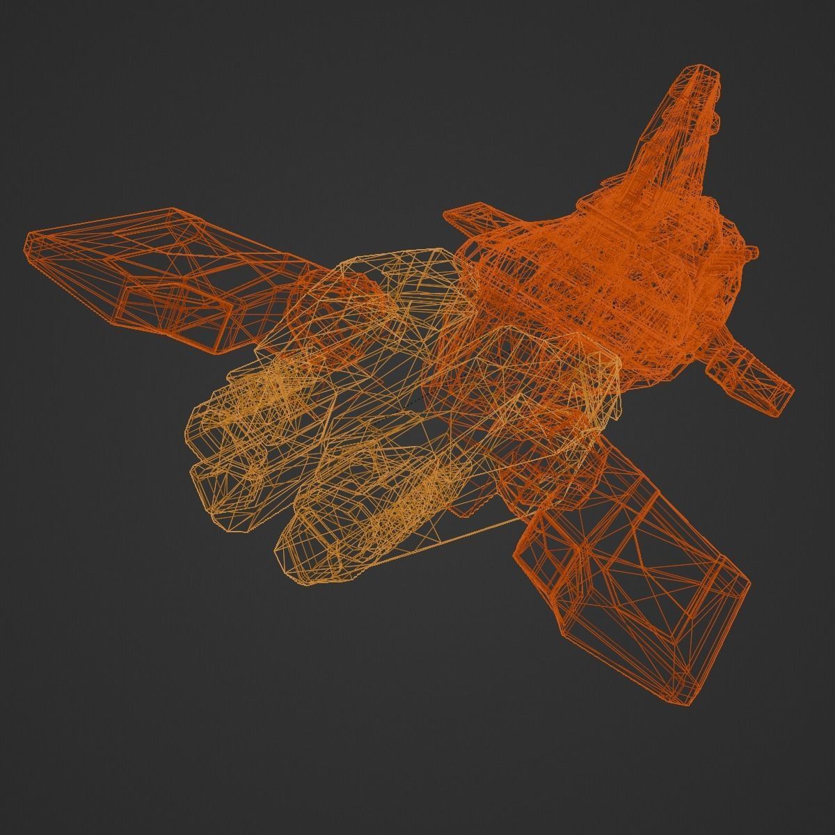 Space Orca 3D model_20