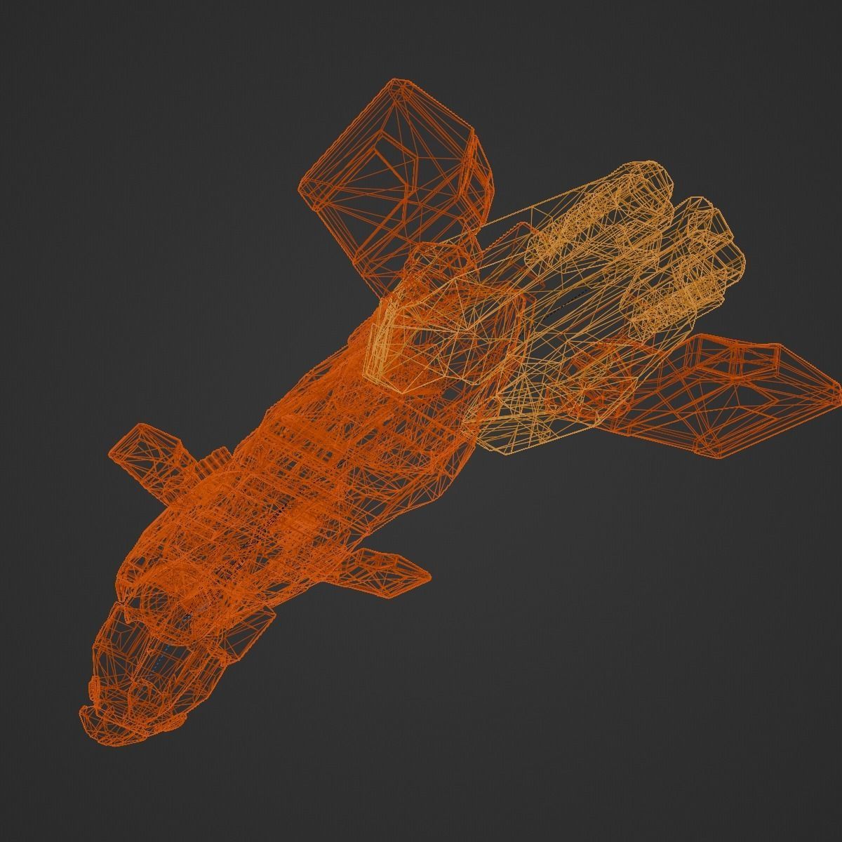 Space Orca 3D model_23