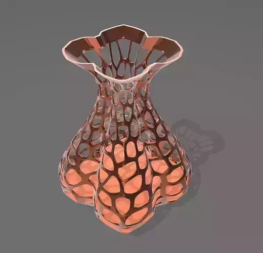 VASE 01 VORONOI DELUXE DECO