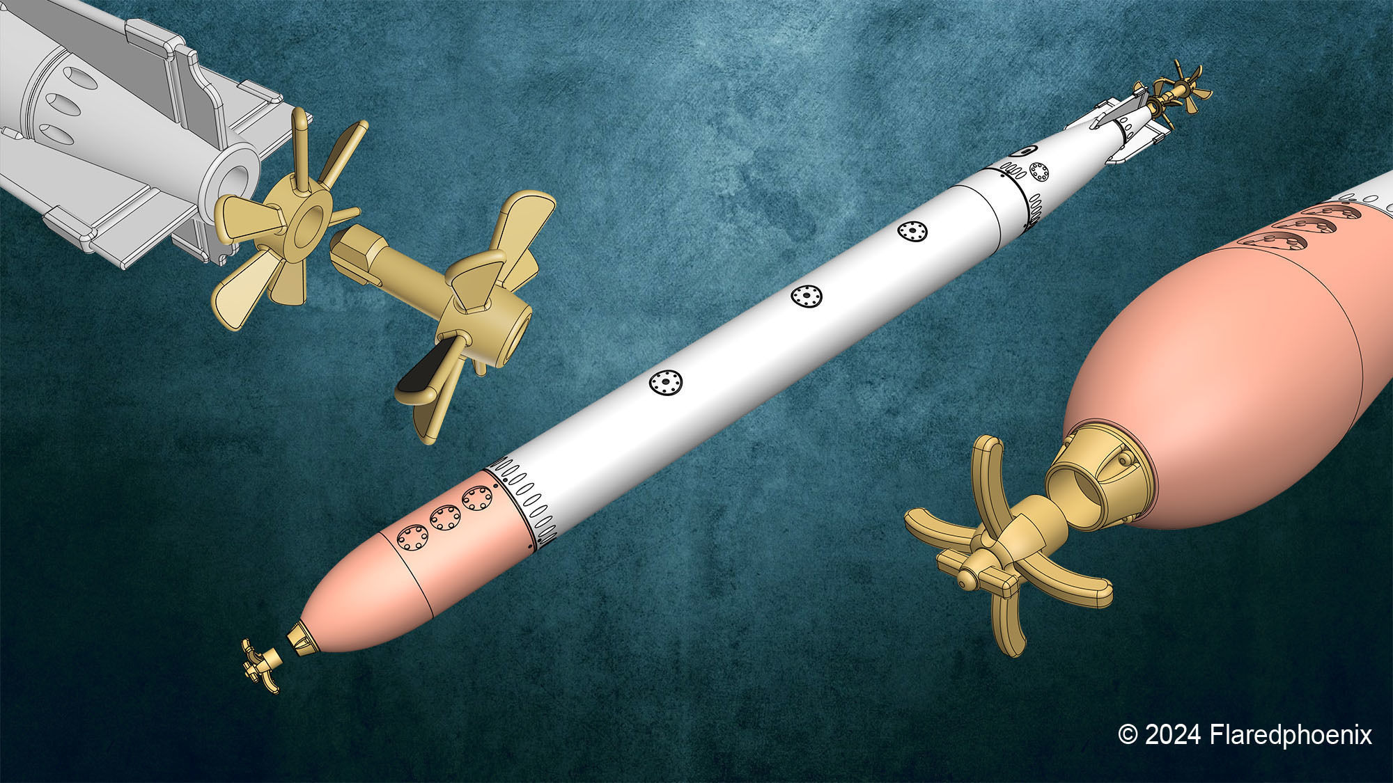 Torpedo G7e 3D print model_2