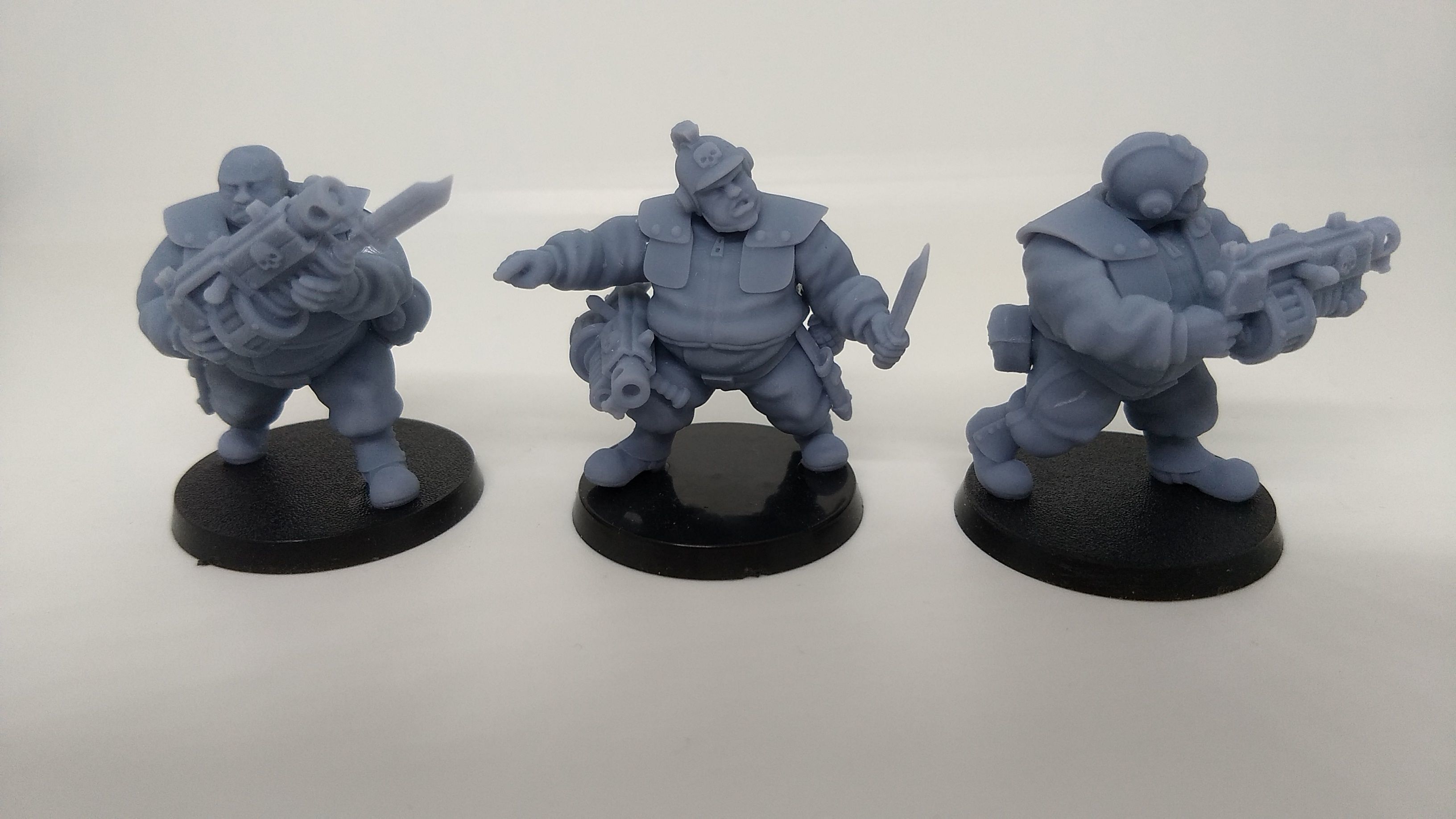 Hive City Guard Bullgryn Squad 3D print model_3