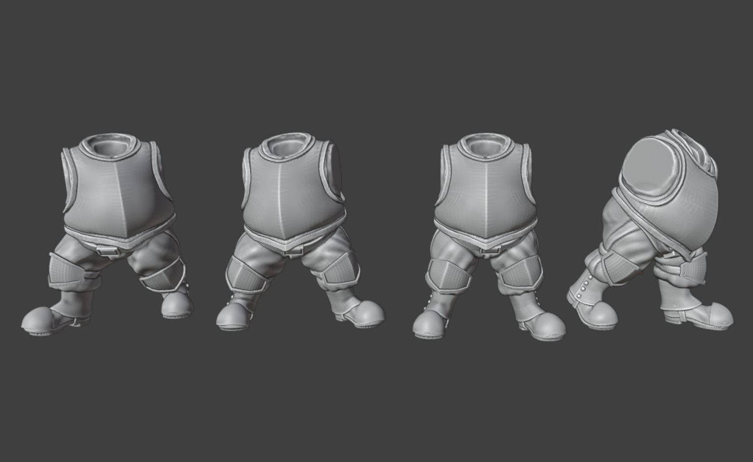 Hive City Guard Bullgryn Squad 3D print model_8