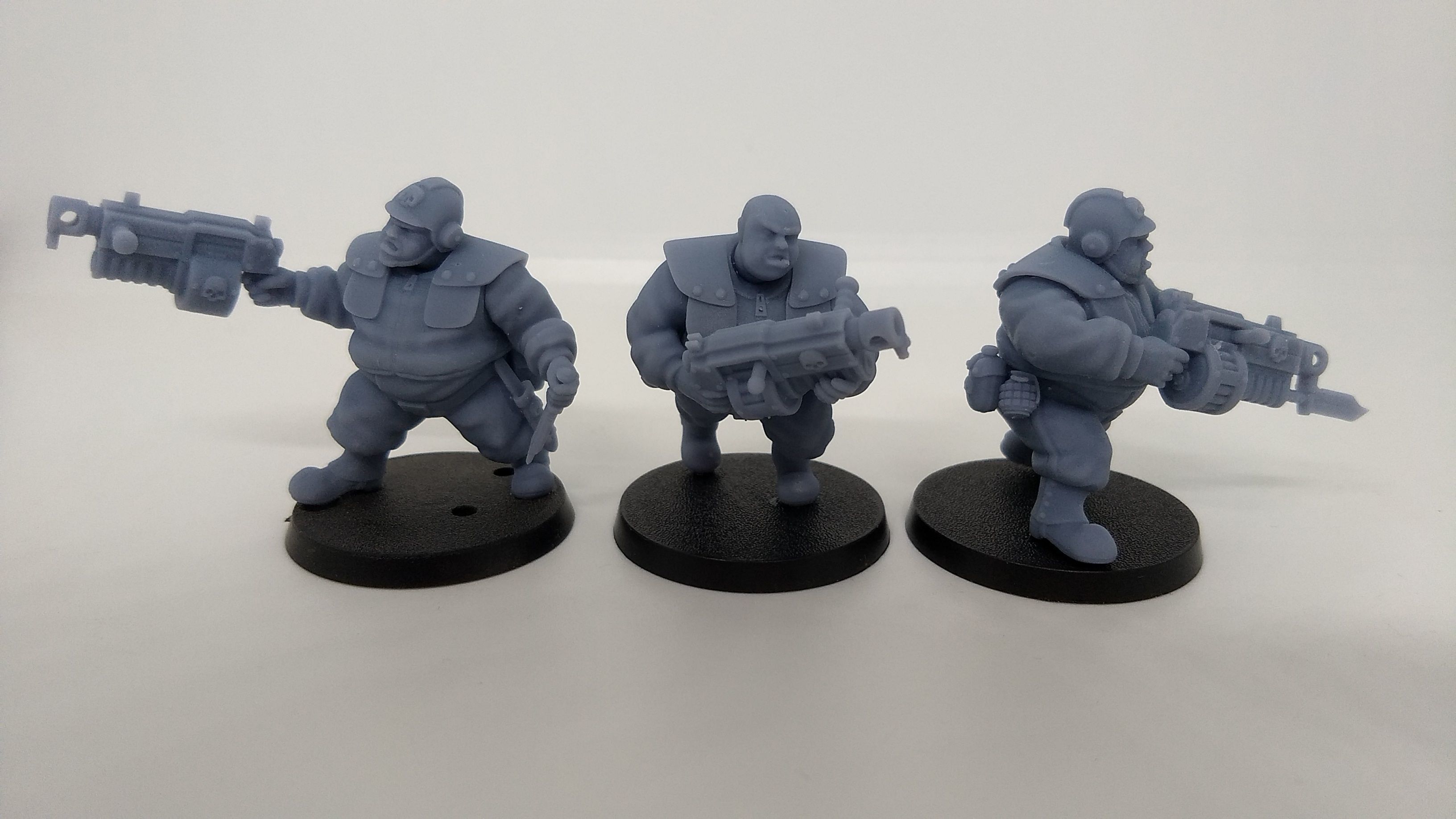 Hive City Guard Bullgryn Squad 3D print model_1